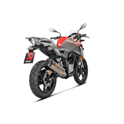 Akrapovic BMW G310R 17-> Racing Line 1/1 hexagonal lyddmper og forrr i rustfri (ECE godkendt)