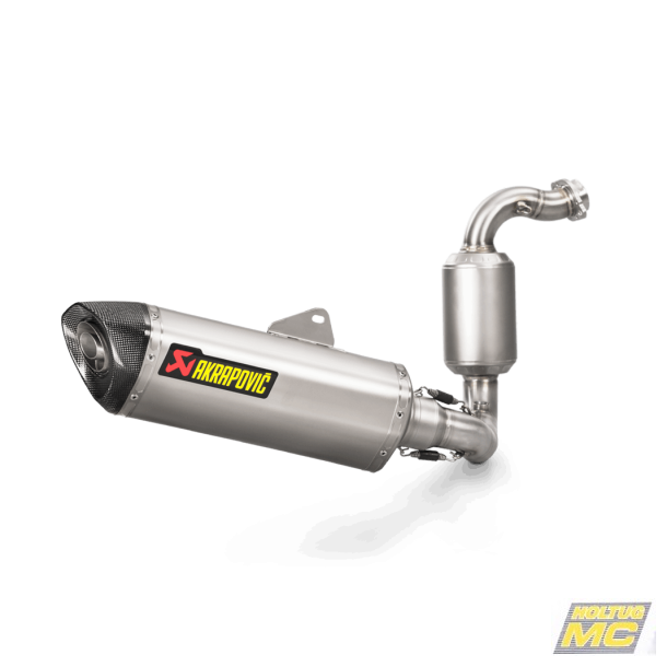 Akrapovic BMW G310R 17-> Racing Line 1/1 hexagonal lyddmper og forrr i rustfri (ECE godkendt)
