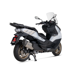 Akrapovic BMW C400 X / GT 25-> Slip-On Line hexagonal lydd�mper i titanium (ECE godkendt)