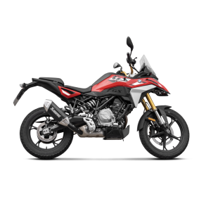 Akrapovic BMW F450 GS 26-> Slip-On Line hexagonal lydd�mper i rustfrit st�l/sort (ECE godkendt)