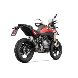 Akrapovic BMW F450 GS 26-> Slip-On Line hexagonal lydd�mper i rustfrit st�l/sort (ECE godkendt)
