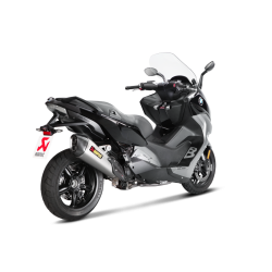 Akrapovic BMW C650 Sport 16-20 Slip-On Line hexagonal lydd�mper i titanium (ECE godkendt)