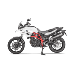 Akrapovic BMW F650 GS 08-12 Slip-On Line hexagonal lyddmper i titanium/sort (EC godkendt)