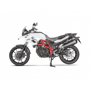 Akrapovic BMW F700 GS 13-17 Slip-On Line hexagonal lyddmper i titanium/sort (ECE godkendt)