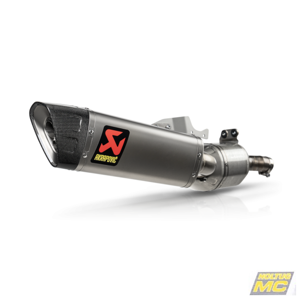 Akrapovic BMW F900R 20-25 Slip-On Line hexagonal lyddmper i titanium (ECE godkendt)