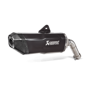 Akrapovic BMW F900GS/Adventure 24-> Slip-On Line hexagonal lyddmper i titanium/sort (ECE godkendt)