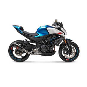 Akrapovic CFMOTO 450SR / 450NK 24-> Slip-on Line hexagonal lyddmper i carbon