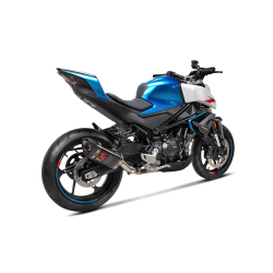 Akrapovic CFMOTO 450SR / 450NK 24-> Slip-on Line hexagonal lyddmper i carbon
