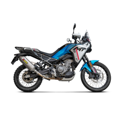 Akrapovic CFMOTO 450MT 24-> Slip-on Line hexagonal lyddmper i titanium