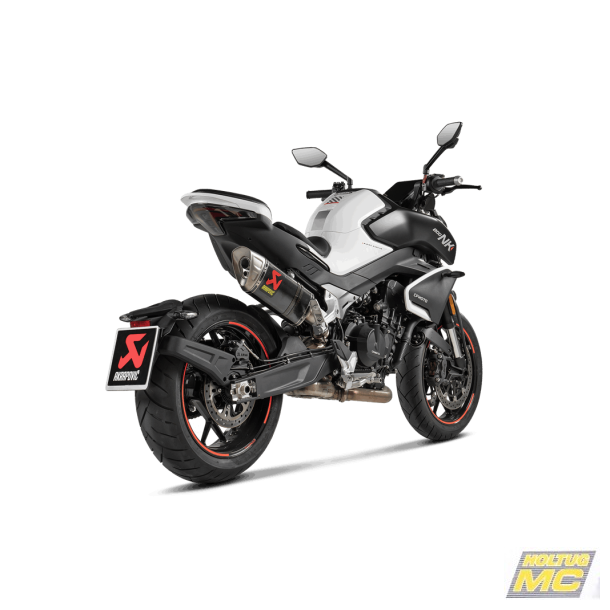 Akrapovic CFMOTO 800NK 23-> Slip-on Line hexagonal lyddmper i carbon