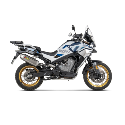 Akrapovic CF MOTO 800MT 24-> Slip-on Line hexagonal lyddmper i titanium