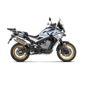 Akrapovic CF MOTO 800MT 24-> Slip-on Line hexagonal lyddmper i titanium