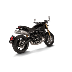Akrapovic Ducati Scrambler 1100 21-> Slip-On Line runde lyddmpere i titanium (ECE godkendt)