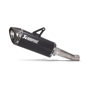 Akrapovic Ducati Monster 821 17-20 Slip-On hexagonal lydd�mper i titanium/sort