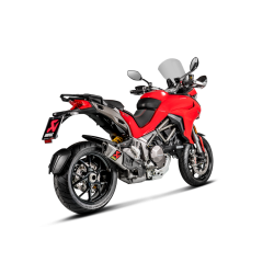 Akrapovic Ducati Multistrada 1200 S 15-17 Slip-On hexagonal lydd�mper i titanium(ECE godkendt)