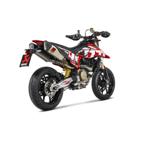 Akrapovic Ducati Hypermotard 698 24-> Slip-On Line hexagonale lyddmpere i titanium (ECE-godkendt)