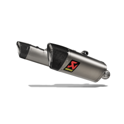 Akrapovic Ducati Hypermotard 698 24-> Slip-On Line hexagonale lyddmpere i titanium (ECE-godkendt)