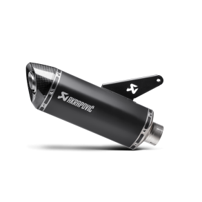 Akrapovic Ducati Monster 1200/1200S 14-16 Slip-On hexagonal lydd�mper i titanium/sort (ECE godkendt)