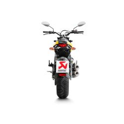 Akrapovic Ducati Scrambler Icon 15-20 Slip-On Line dobbelt lydd�mper i titanium/sort