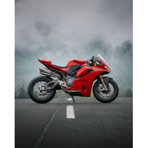 Akrapovic Ducati Panigale/Streetfighter V2 25-> Evolution Line med lydd�mpere i titanium