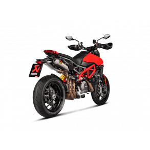 Akrapovic Ducati Hypermotard 950 19-> Slip-On Line hexagonale lyddmpere i titanium (ECE-godkendt)