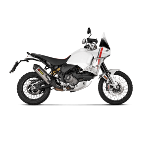 Akrapovic Ducati DesertX 22-> Slip-On Line i titanium (ECE godkendt)