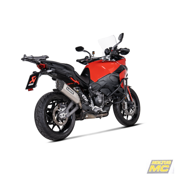 Akrapovic Ducati Multistrada V2 / V2 S 26-> Slip-On Line lydd�mper i titanium (ECE-godkendt)