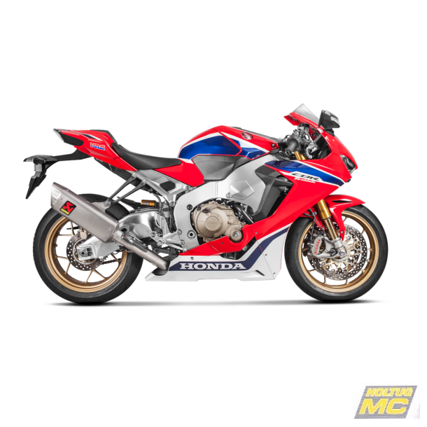 Akrapovic Honda CBR1000RR 17-19 Racing Line hexagonal lydd�mper i titanium og forr�r i rustfri