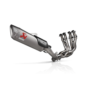 Akrapovic Honda CBR1000RR-R SP 24-> Evolution Line med hexagonal lydd�mper i titanium. Kun til brug med HRC-kit