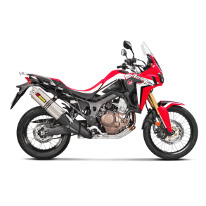 Akrapovic Honda CRF1000L A. T. 16-19 Slip-On Line hexagonal lydd�mper i titanium