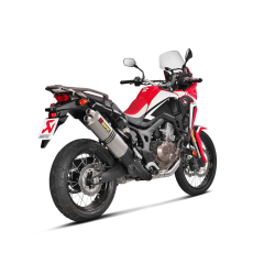 Akrapovic Honda CRF1000L A. T. 16-19 Slip-On Line hexagonal lydd�mper i titanium