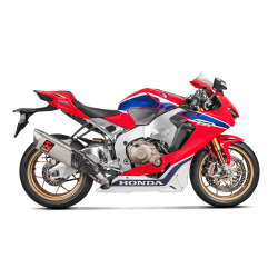 Akrapovic Honda CBR1000RR 17-19 Slip-On Line hexagonal lyddmper i titanium (ECE godkendt)
