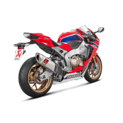 Akrapovic Honda CBR1000RR 17-19 Slip-On Line hexagonal lyddmper i titanium (ECE godkendt)