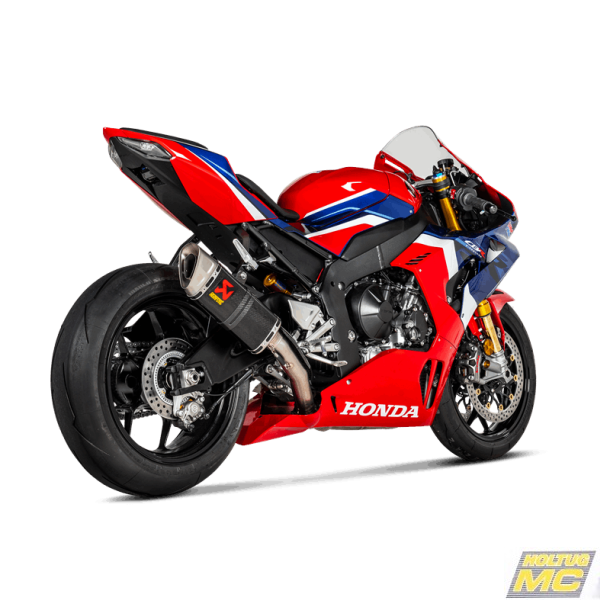 Akrapovic Honda CBR1000RR-R 20-23 Slip-On Line hexagonal lyddæmper i carbon