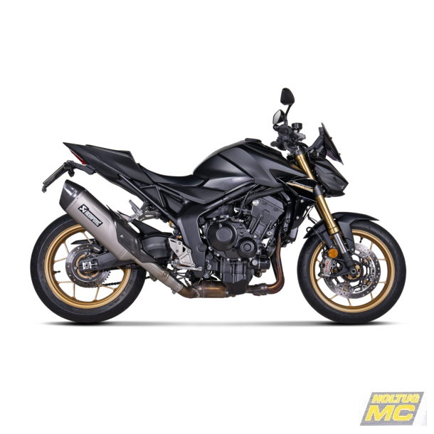 Akrapovic Honda CB1000 Hornet/SP 25-> Slip-On Line hexagonal lydd�mper i titanium (ECE-godkendt)