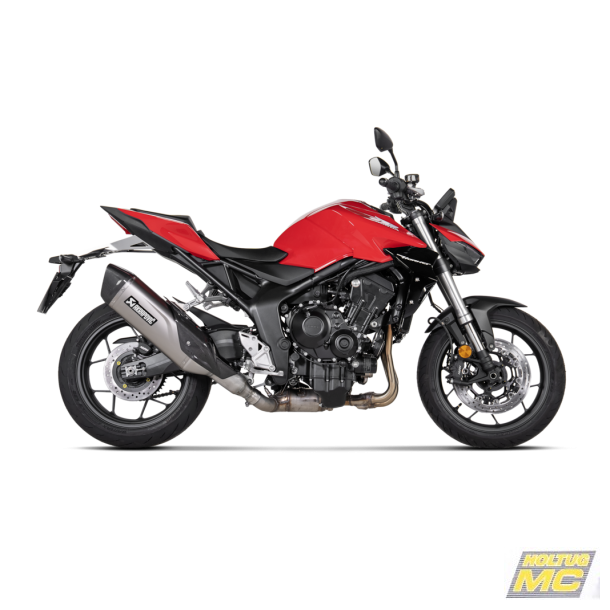 Akrapovic Honda CB1000 Hornet 25-> Slip-On Line hexagonal lydd�mper i titanium (ECE-godkendt)