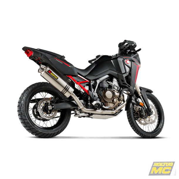 Akrapovic Honda CRF1100L A. T. 20-23 Racing Line hexagonal lyddmper i titanium