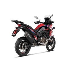 Akrapovic Honda CRF1100L A. T. 24-> Slip-On Line hexagonal lyddmper i titanium/sort (ECE godkendt)
