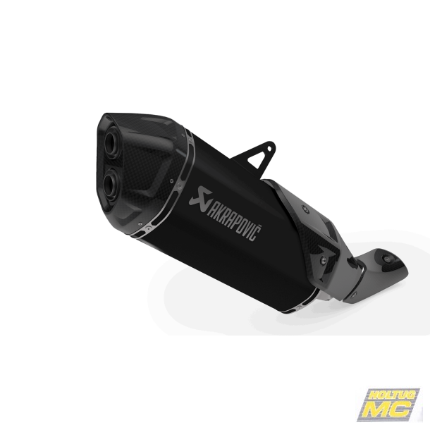 Akrapovic Honda CRF1100L A. T. Adv. Sport 24-> Slip-On Line lyddmper i titanium/sort (ECE godkendt)