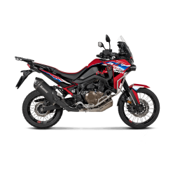 Akrapovic Honda CRF1100L A. T. 24-> Slip-On Line hexagonal lyddmper i titanium/sort (ECE godkendt)