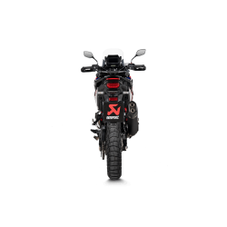 Akrapovic Honda CRF1100L A. T. 24-> Slip-On Line hexagonal lyddmper i titanium/sort (ECE godkendt)