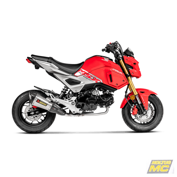 Akrapovic Honda MSX125/Grom 16-20 Racing Line hexagonal lyddmper i titanium