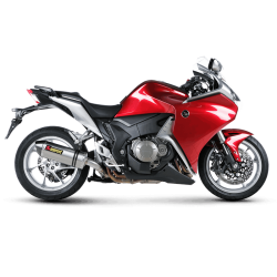 Akrapovic Honda VFR1200F 10-16 Slip-On Line hexagonal lyddmper i titanium (EC godkendt)