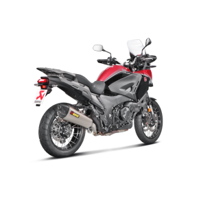 Akrapovic Honda VFR1200X Crosstourer 16-20 Slip-On Line hexagonal lydd�mper i titanium(ECE godkendt)