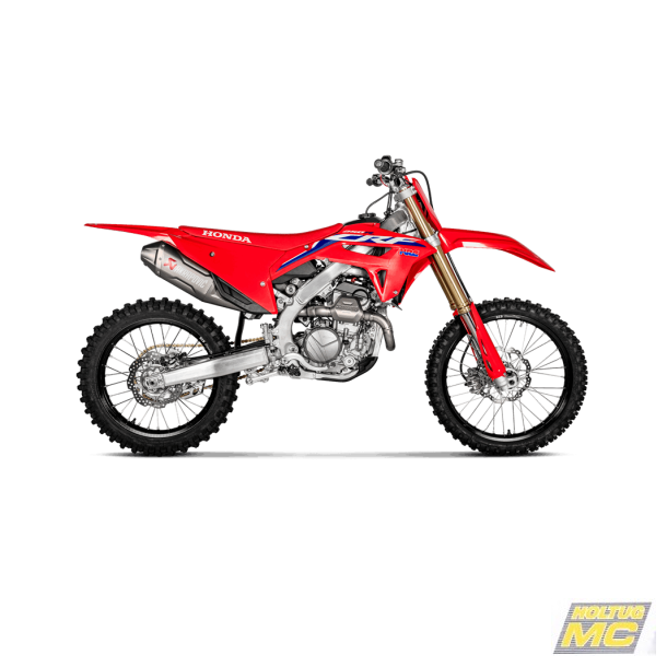 Akrapovic Honda CRF250R 22-25 Evolution Line 1/2 hexagonal  lyddmper og forrr i titanium