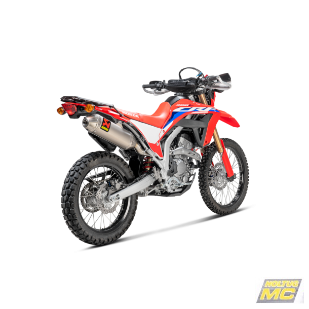 Akrapovic Honda CRF300L 25-> Slip-On Line med hexagonal lydd�mper i titanium