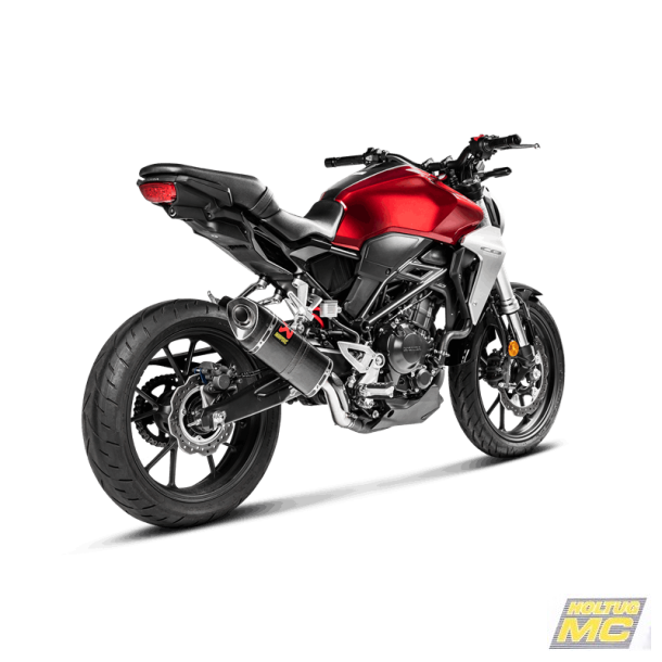 Akrapovic Honda CB300R 18-20 Slip-On Line hexagonal lyddmper i carbon