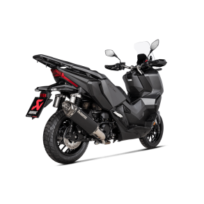 Akrapovic Honda ADV 350 22-> Slip-on Line i rustfri/sort (ECE godkendt)