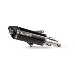 Akrapovic Honda ADV 350 22-> Slip-on Line i rustfri/sort (ECE godkendt)