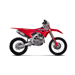 Akrapovic Honda CRF450R 21-24 Evolution Line 1/1 hexagonal lyddmper i titanium, forrr i titanium